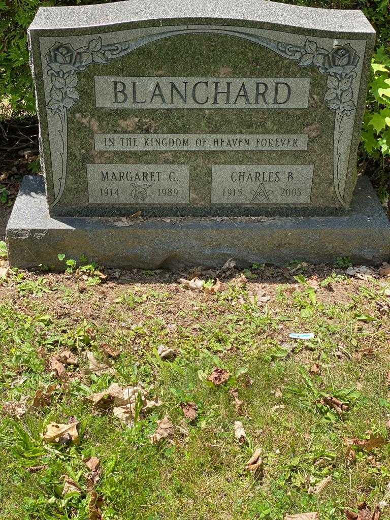 Margaret G. Blanchard's grave. Photo 3