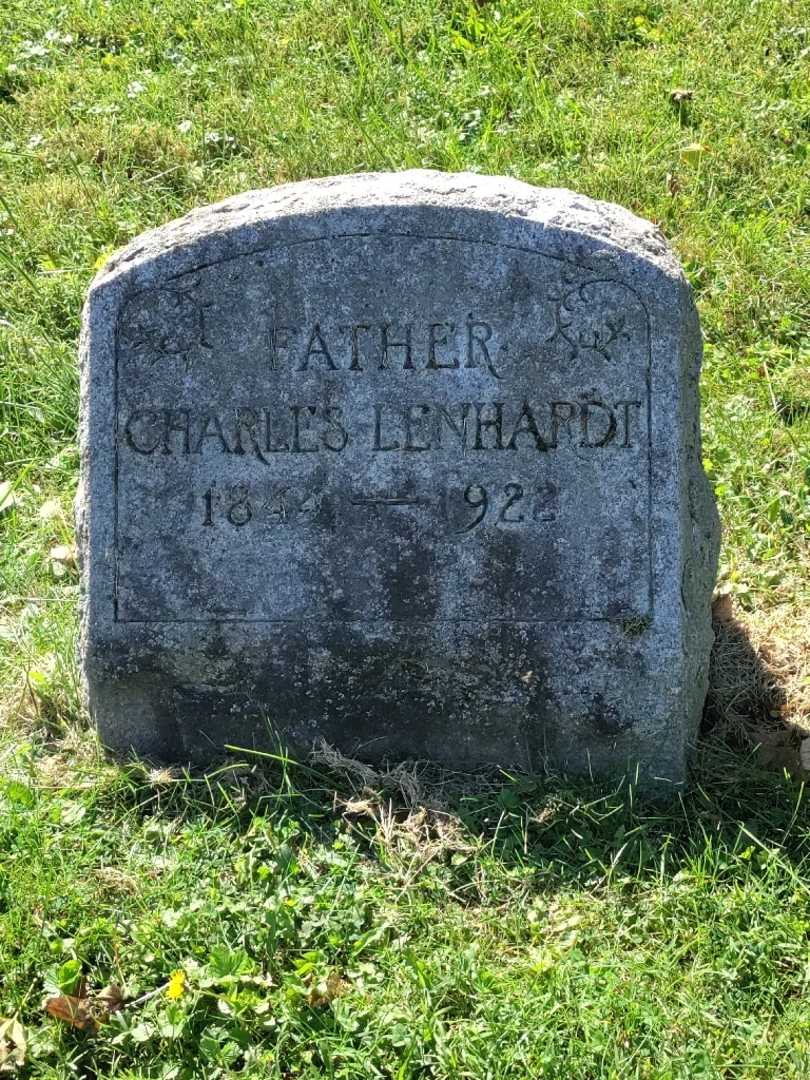 Charles Lenhardt's grave. Photo 3