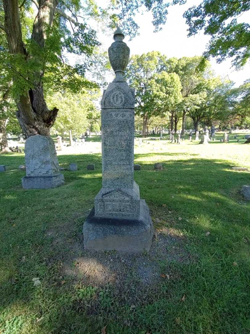 Anna E. Gehres's grave. Photo 1