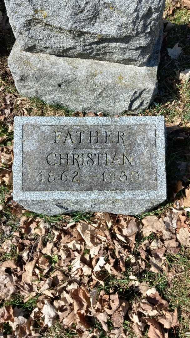 Christian Borne's grave. Photo 4