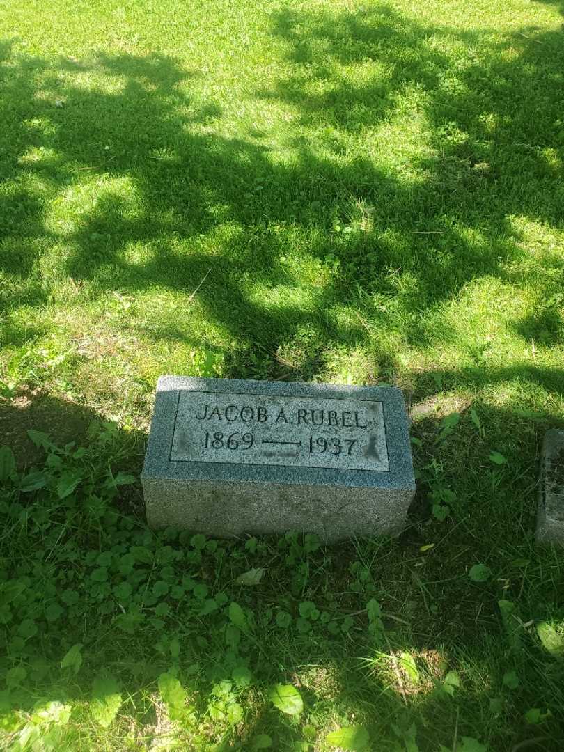 Jacob A. Ribel's grave. Photo 3