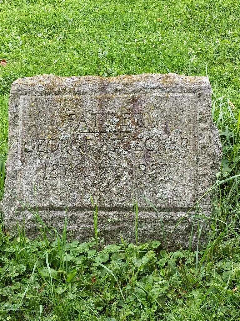 George A. Stoecker's grave. Photo 3