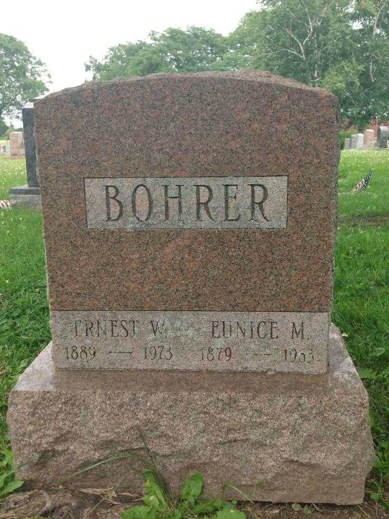 Eunice M. Bohrer's grave. Photo 3