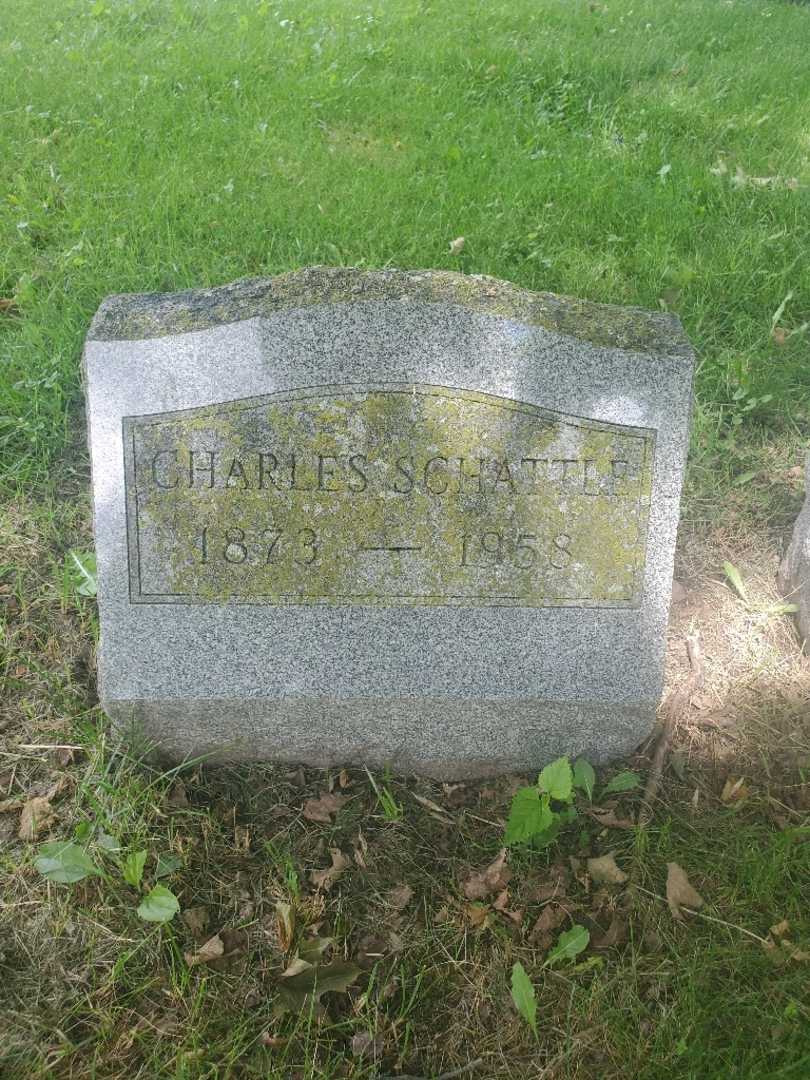 Charles F. Schattle's grave. Photo 4