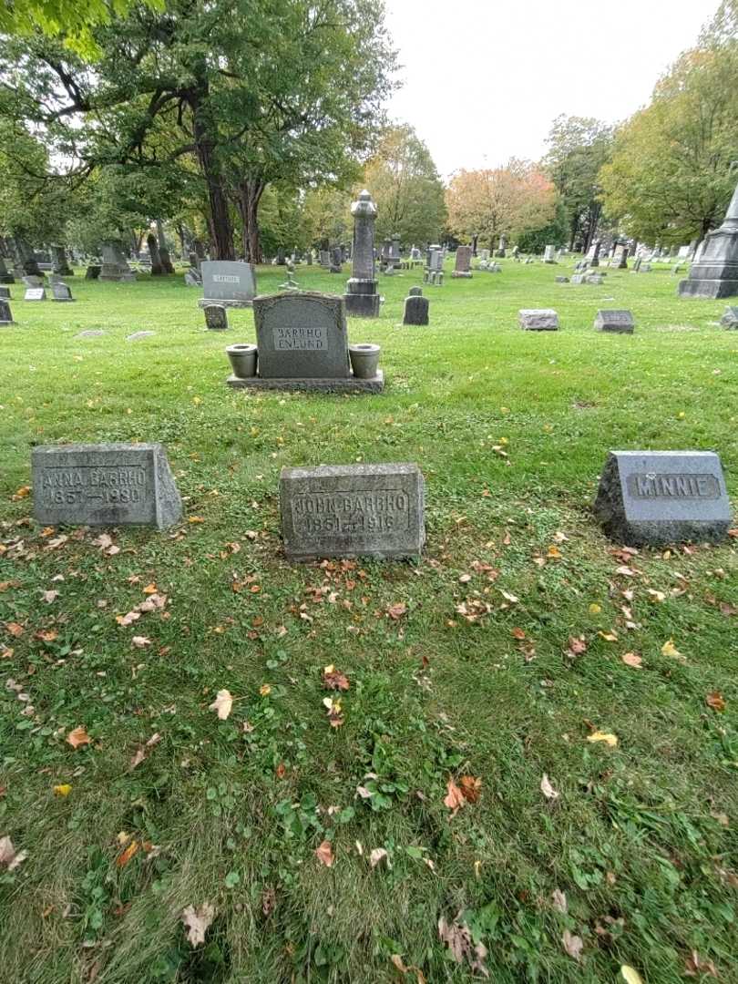 John Barrho's grave. Photo 1