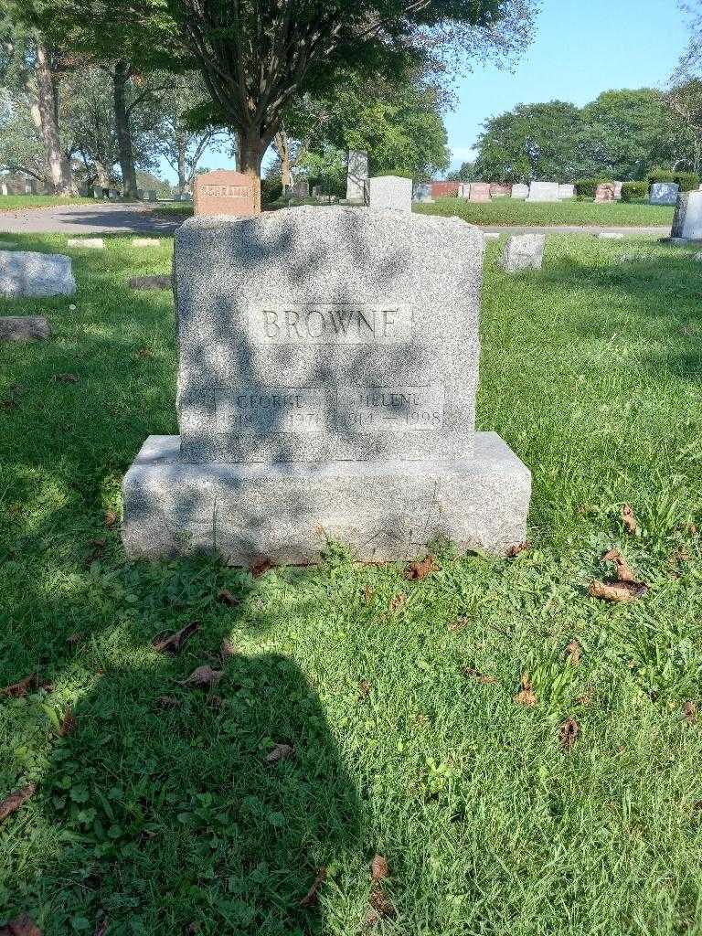 Helene H. Browne's grave. Photo 2