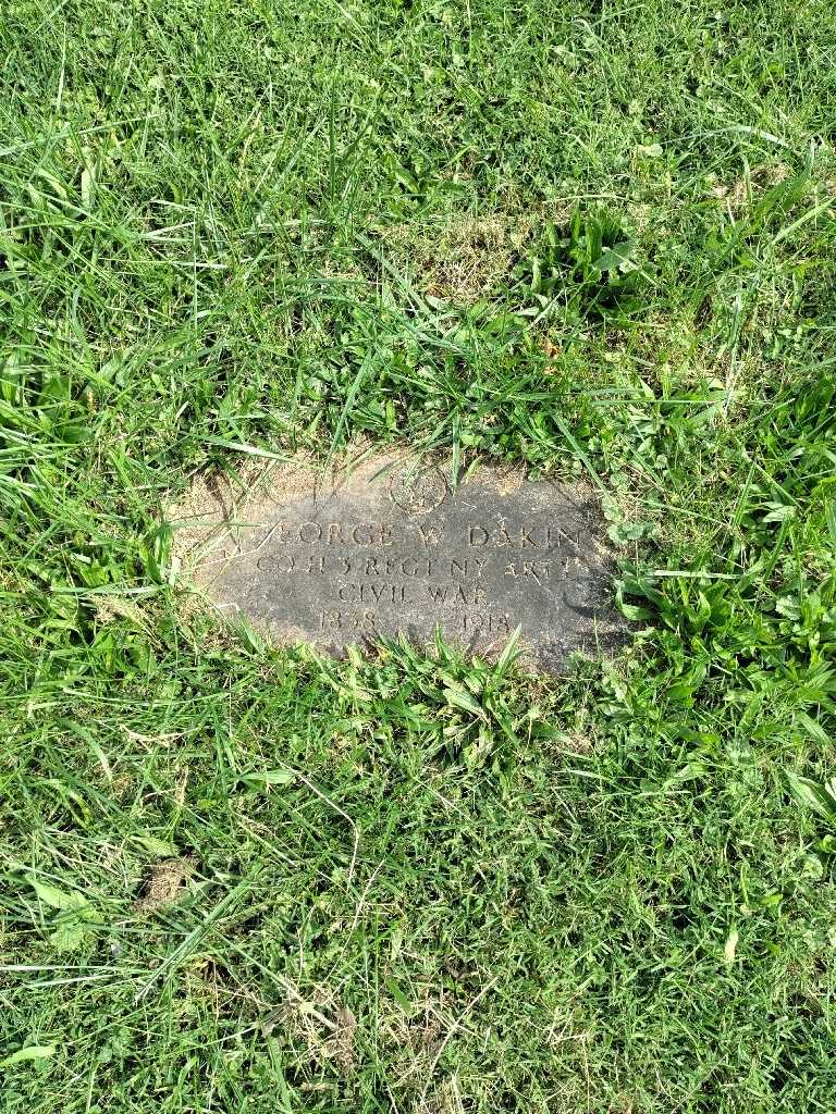 George W. Dakin's grave. Photo 2