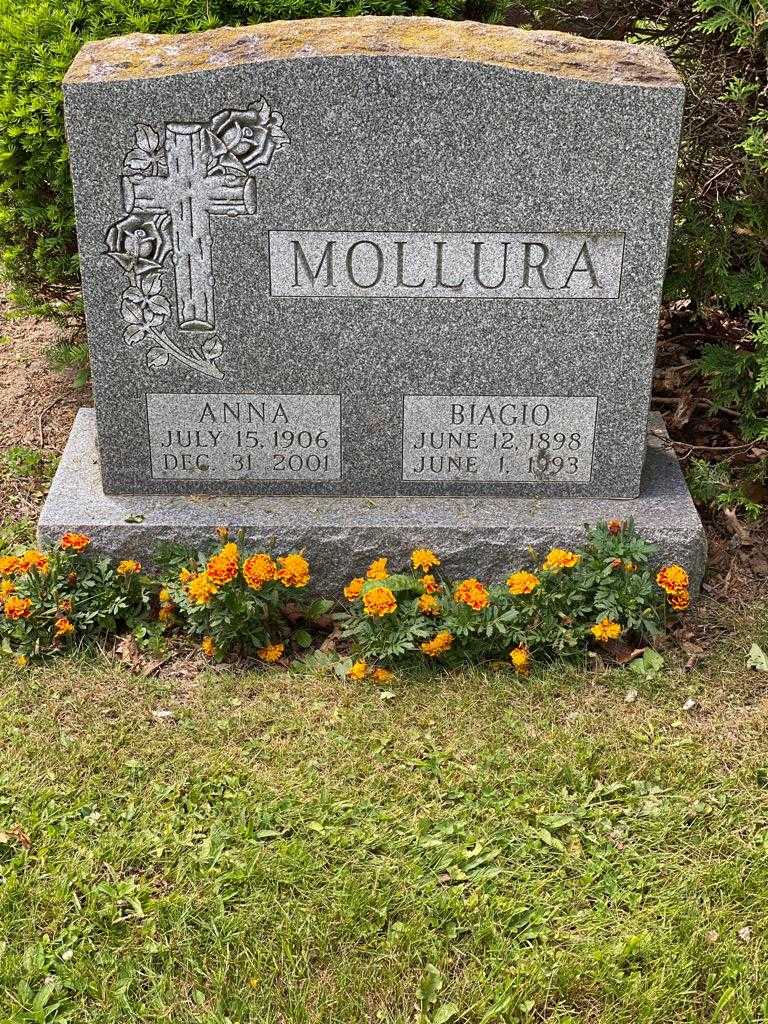 Anna Mollura's grave. Photo 3