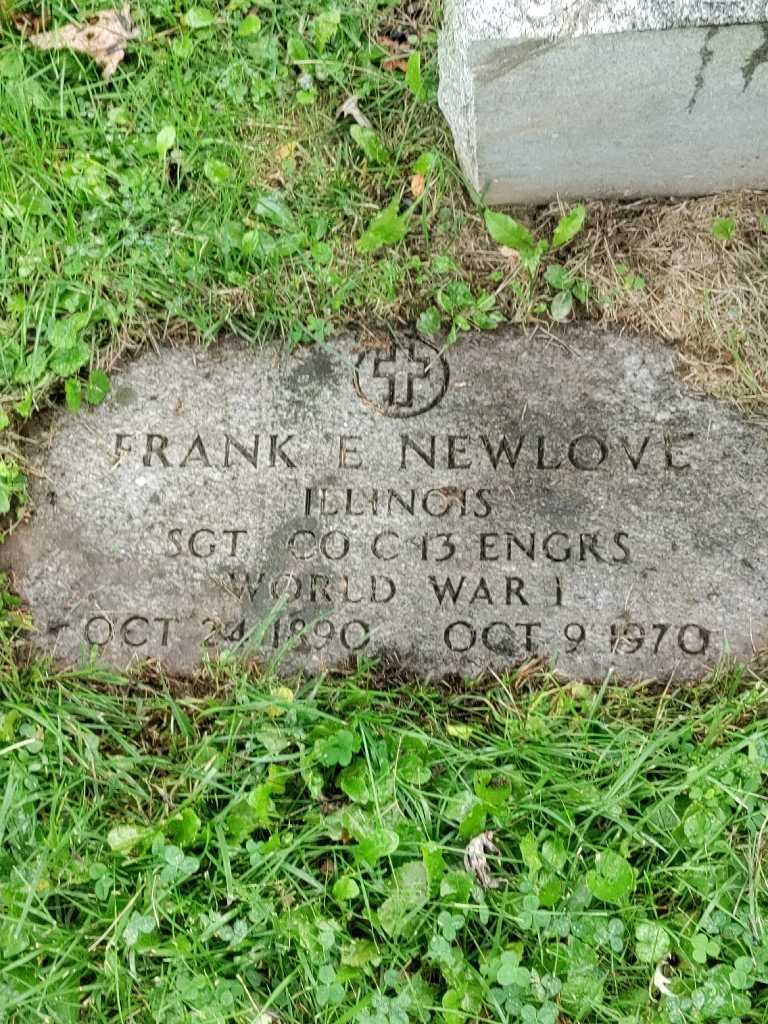 Doctor Frank E. Newlove's grave. Photo 3