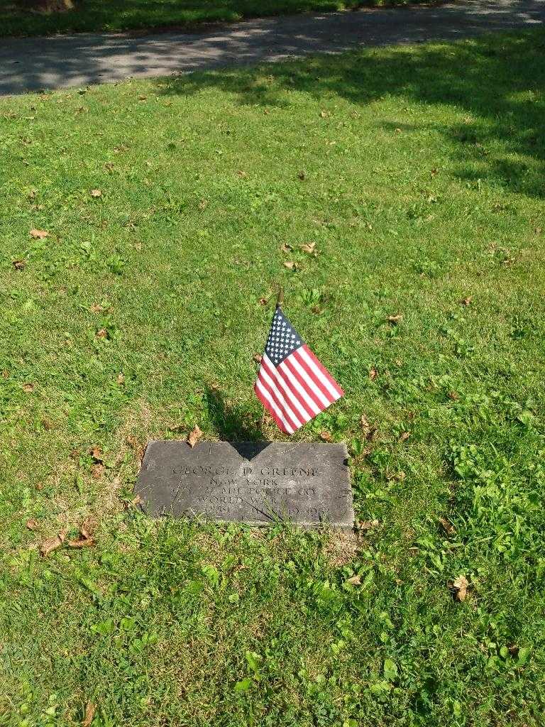 George D. Greene's grave. Photo 1
