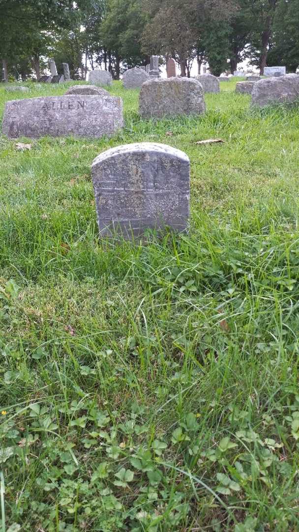 Florence Cate's grave. Photo 2