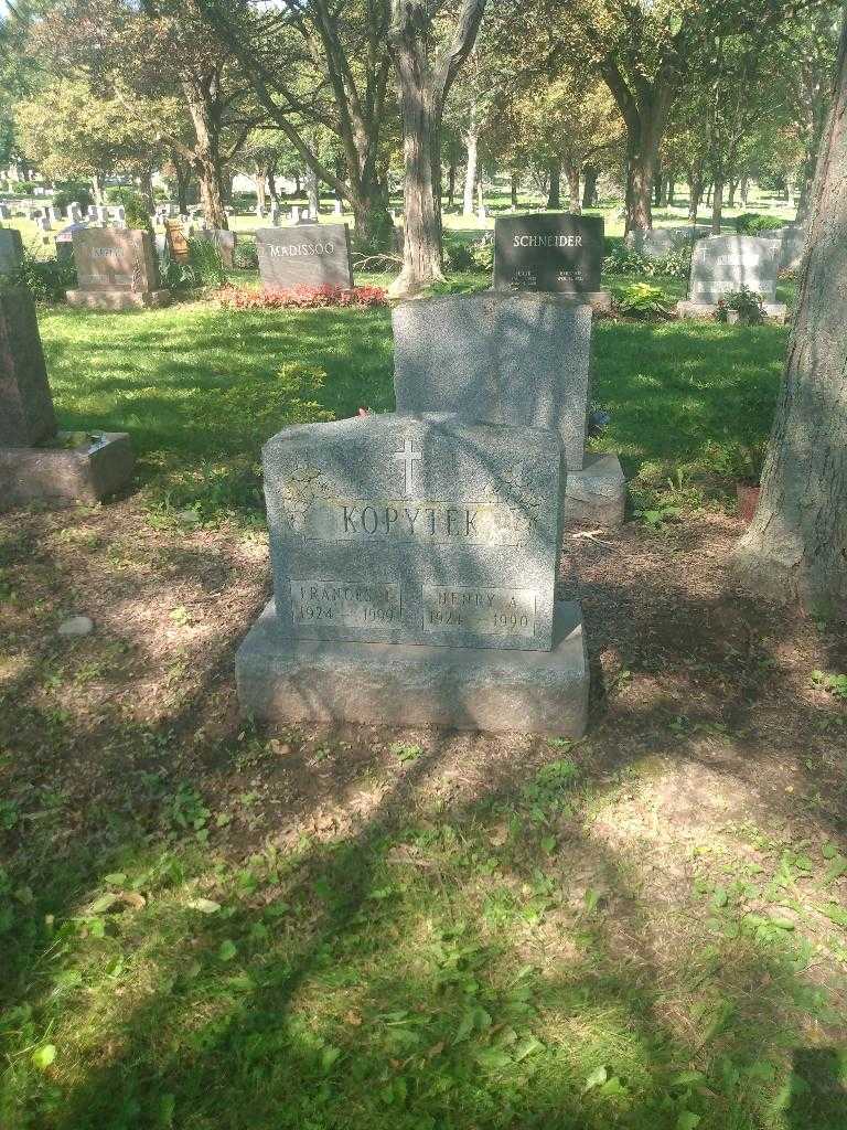 Henry A. Kopytek's grave. Photo 1