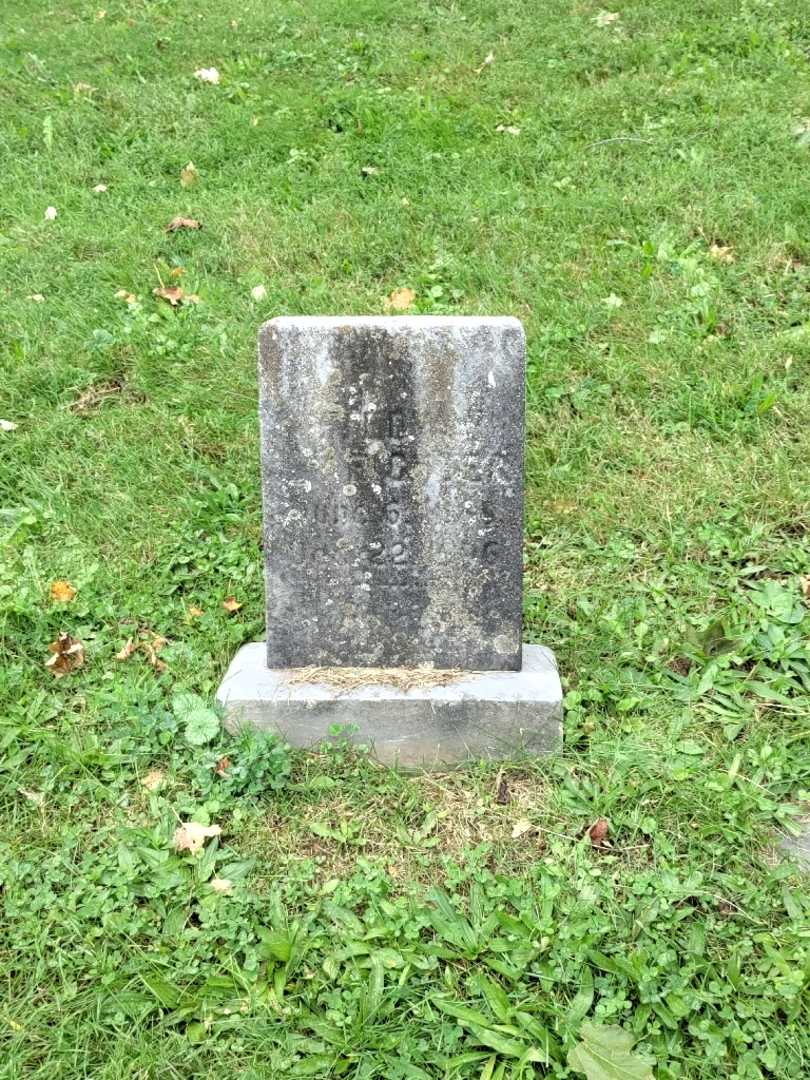 Edwin F. Fichter's grave. Photo 2