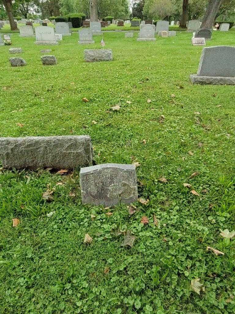 Father Albert A. Kocher's grave. Photo 1