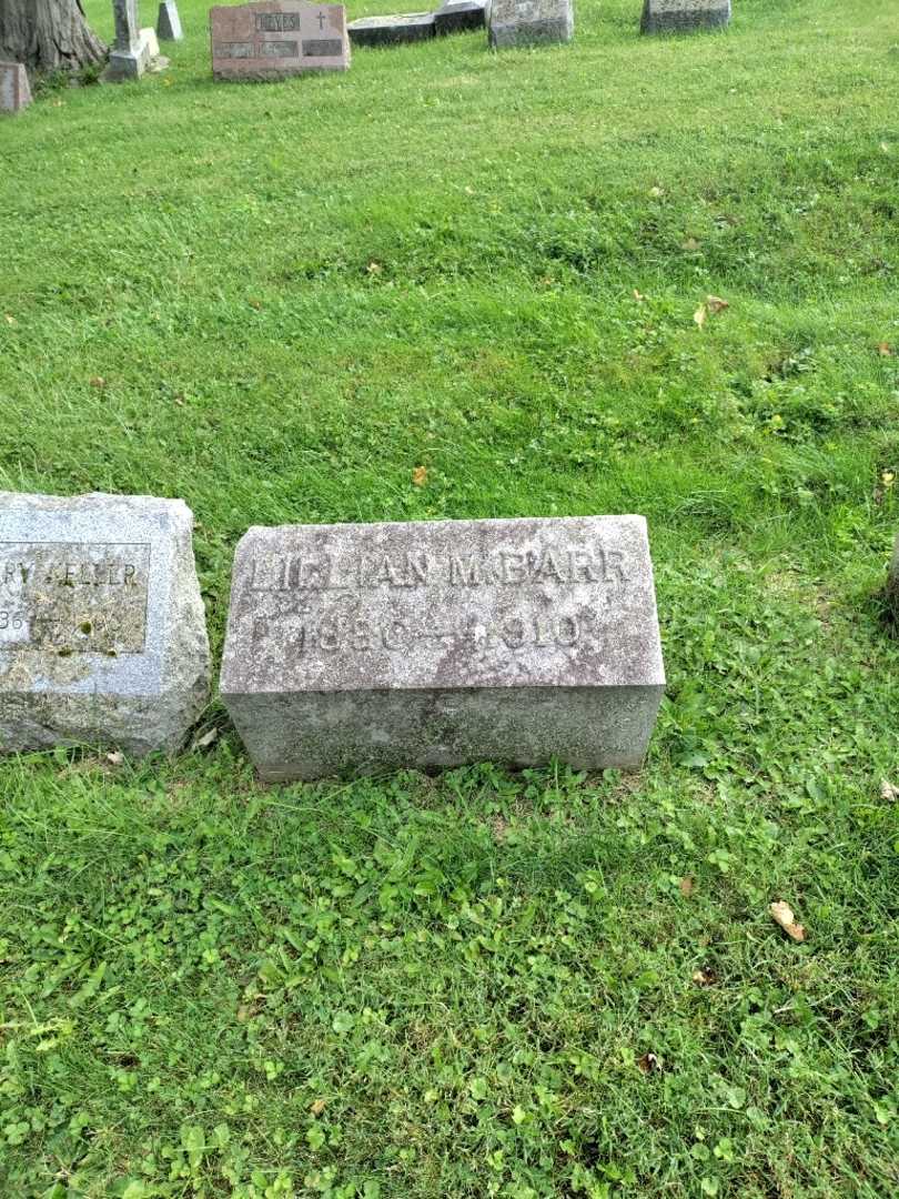 Lillian M. Barr's grave. Photo 2