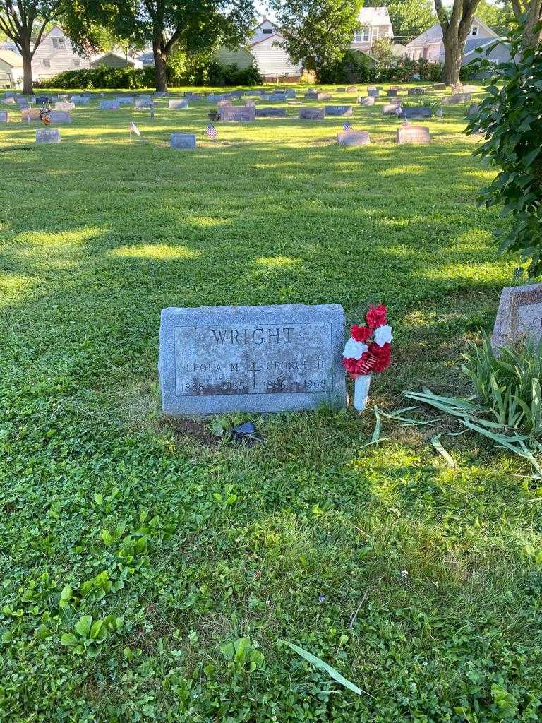 George H. Wright's grave. Photo 2