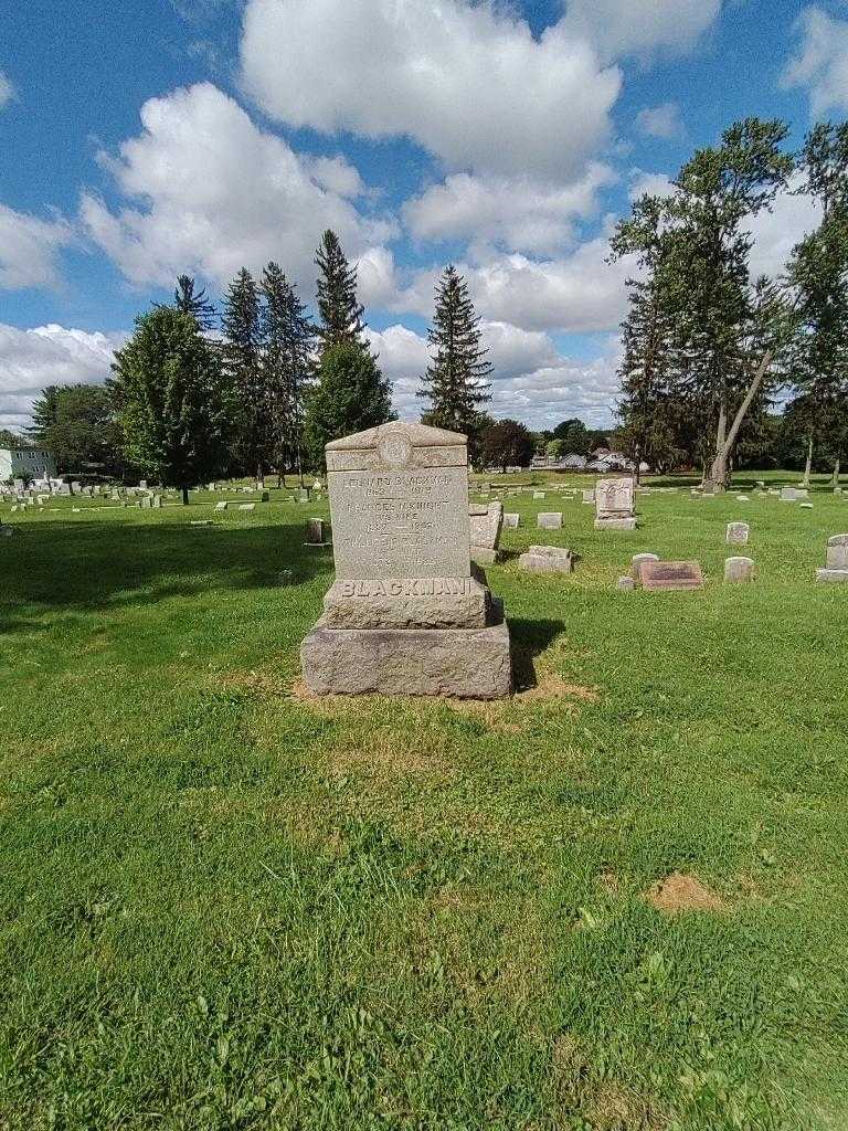 Frances M. Knight Blackman's grave. Photo 1