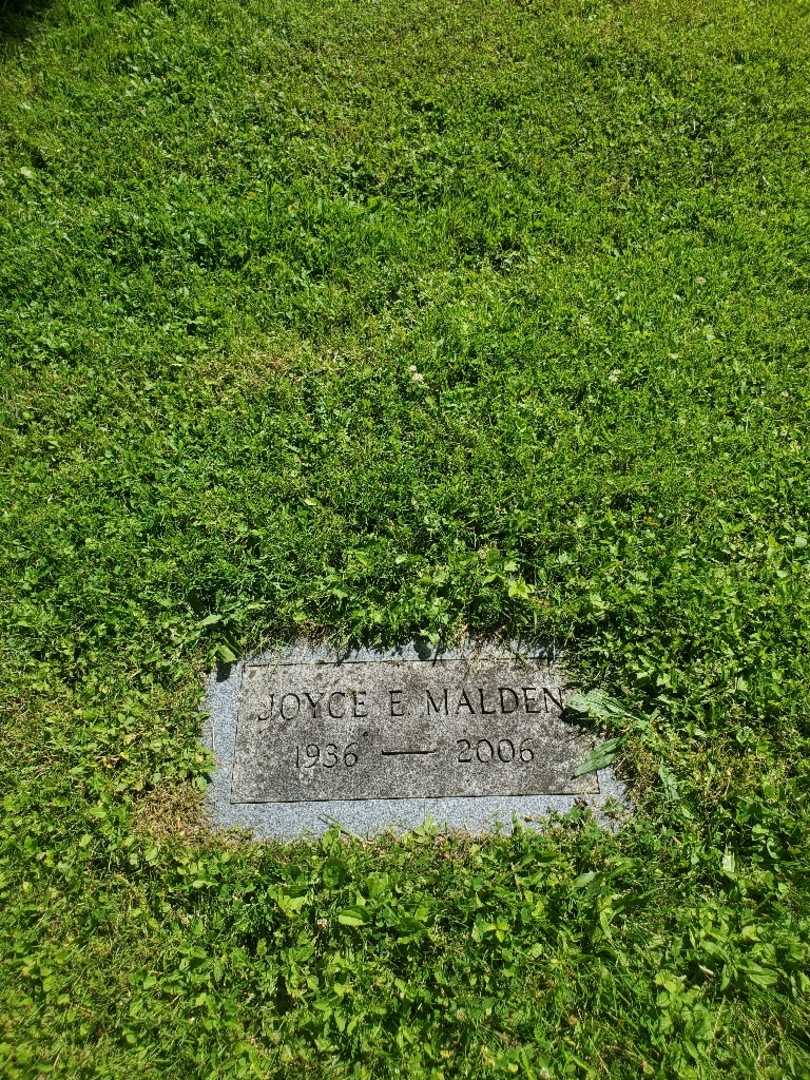 Joyce E. Malden's grave. Photo 2