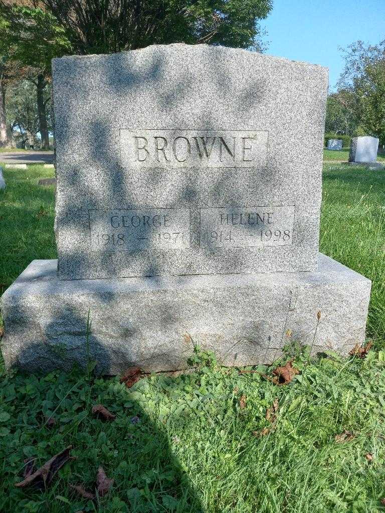 Helene H. Browne's grave. Photo 3
