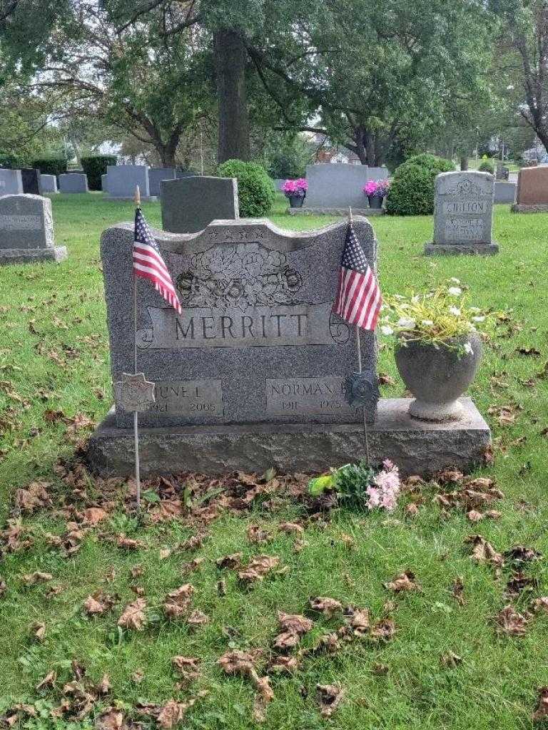 Norman E. Merritt's grave. Photo 3