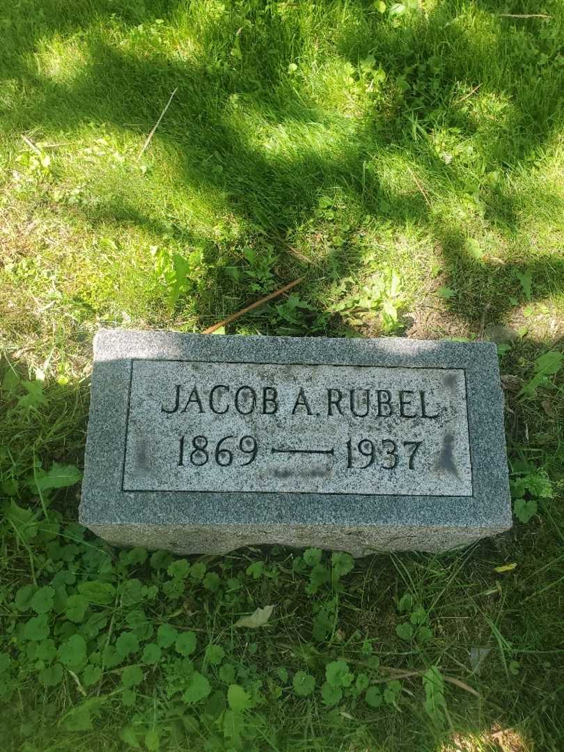 Jacob A. Ribel's grave. Photo 4