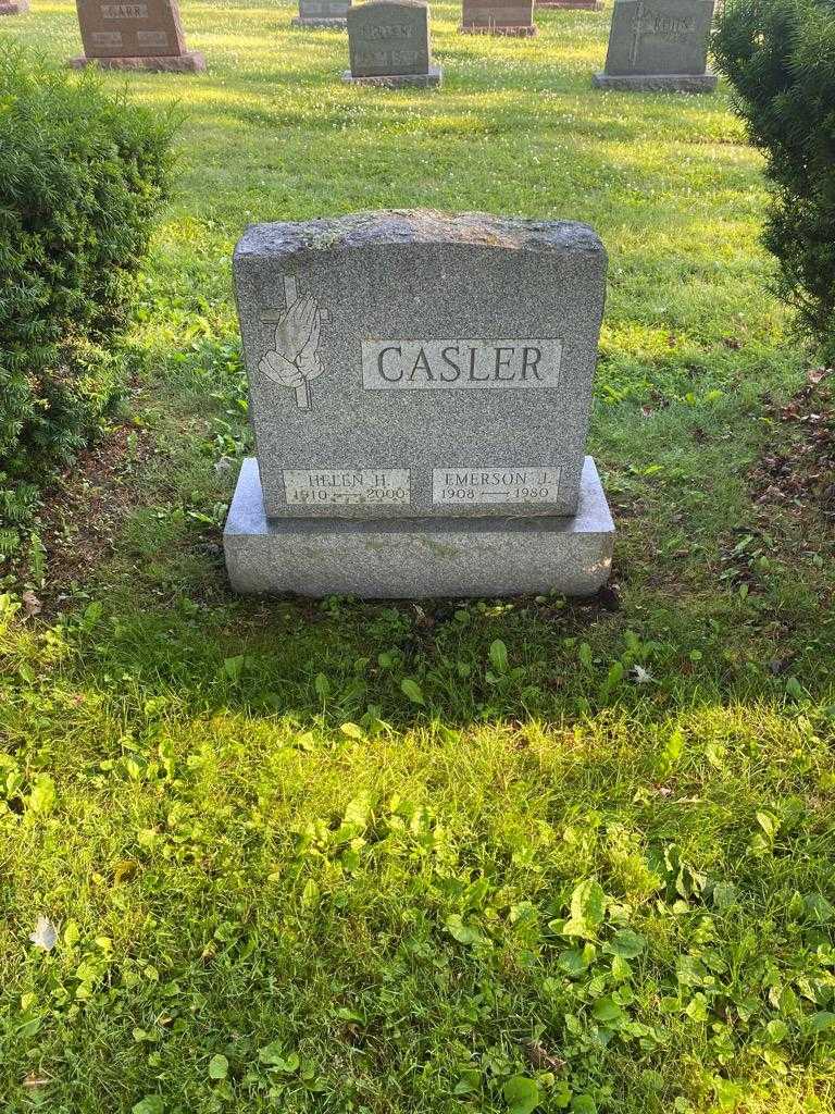 Helen H. Casler's grave. Photo 2