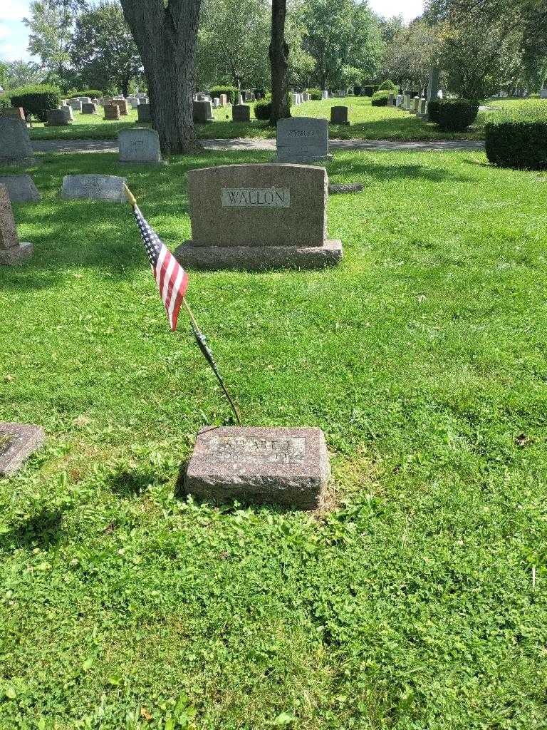 Stuart J. Wallon's grave. Photo 1