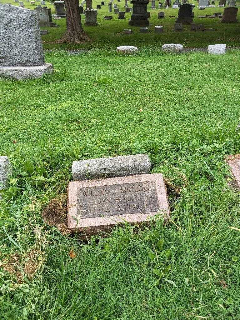 William J. Metzger's grave. Photo 1