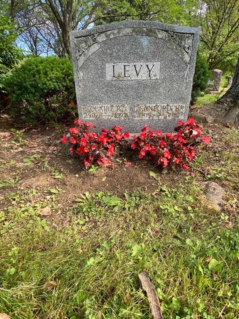 Sanford H. Levy's grave. Photo 1