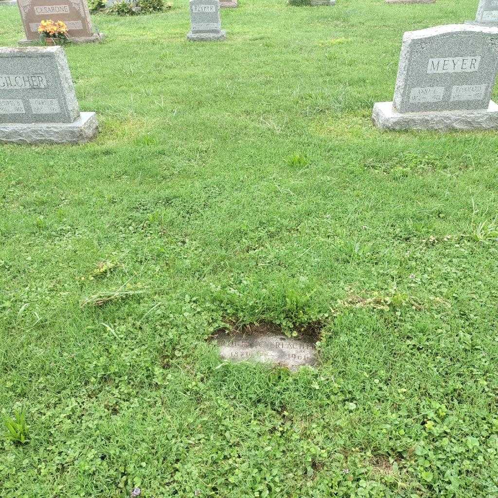 Louise C. Erlacher's grave. Photo 3