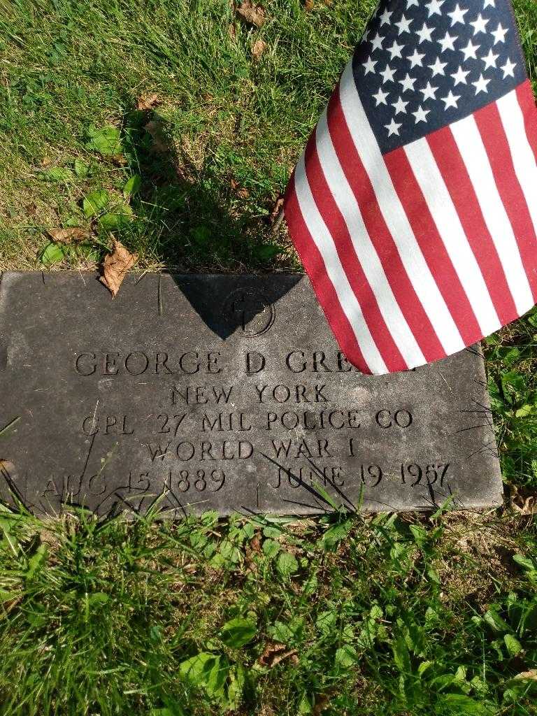 George D. Greene's grave. Photo 3