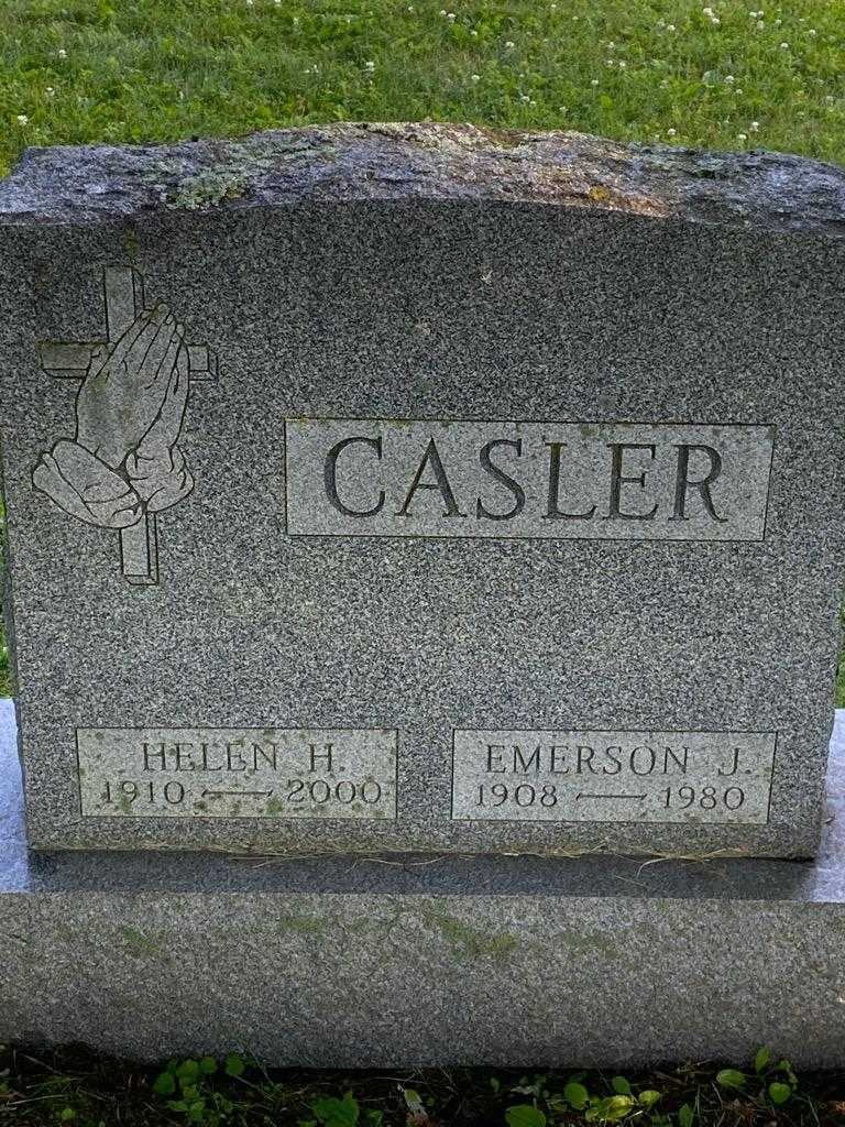 Helen H. Casler's grave. Photo 3