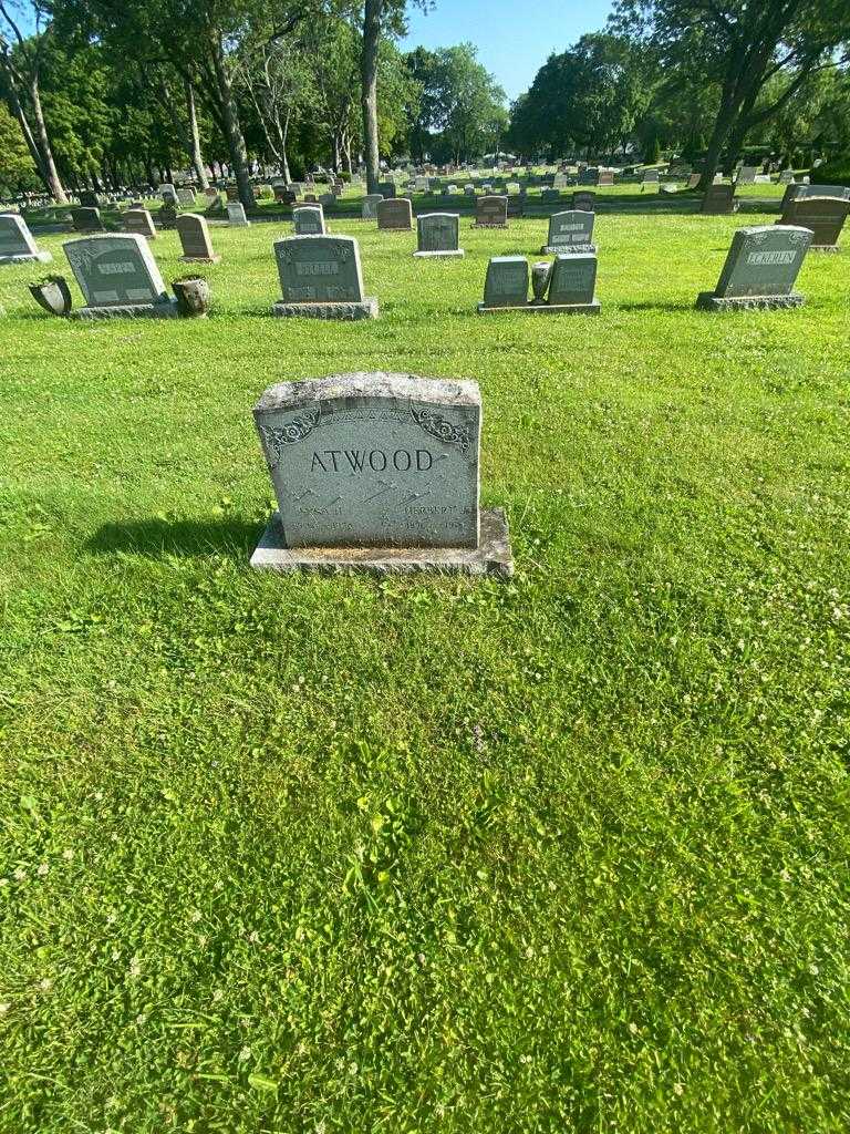 Herbert J. Atwood's grave. Photo 1