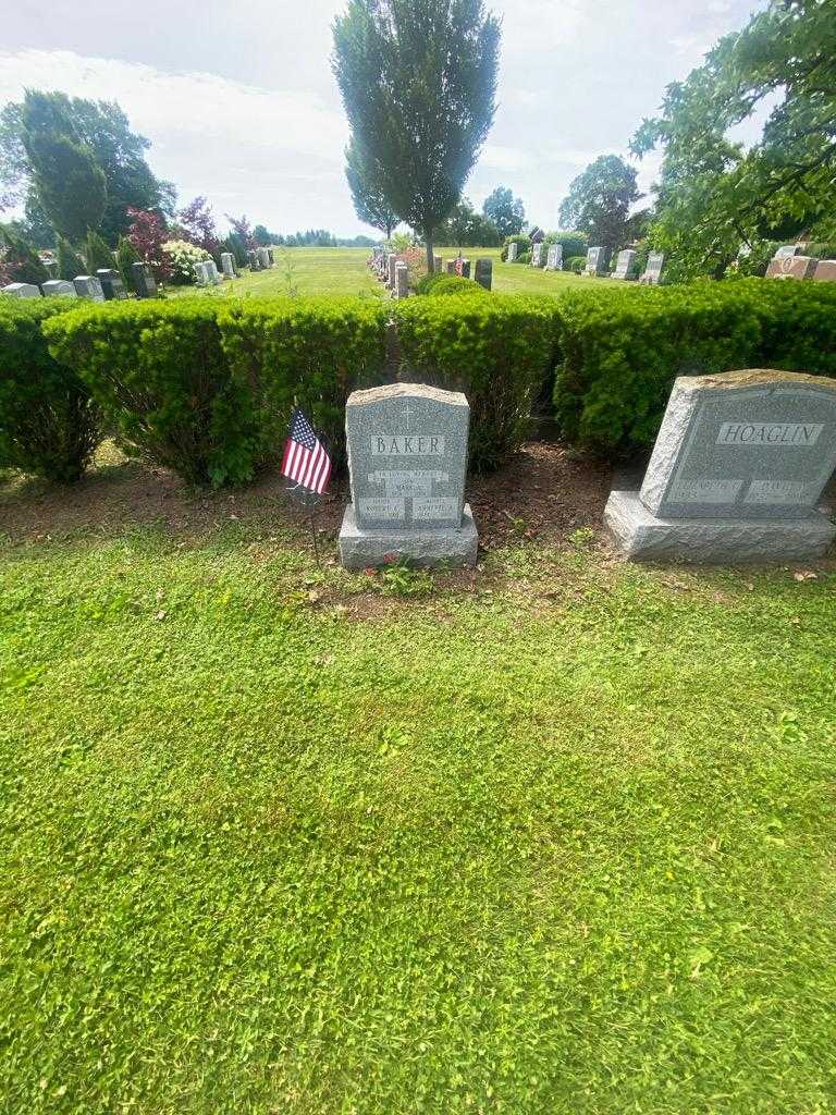 Robert A. Baker's grave. Photo 1