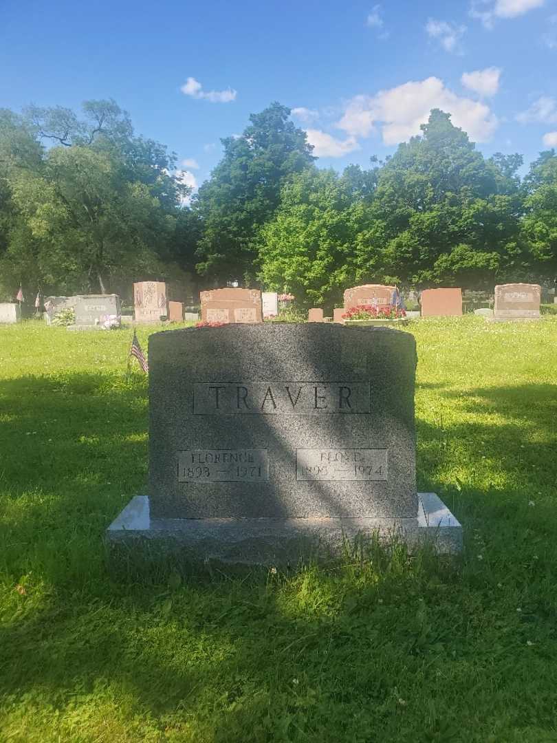 Florence Traver Armstrong's grave. Photo 3