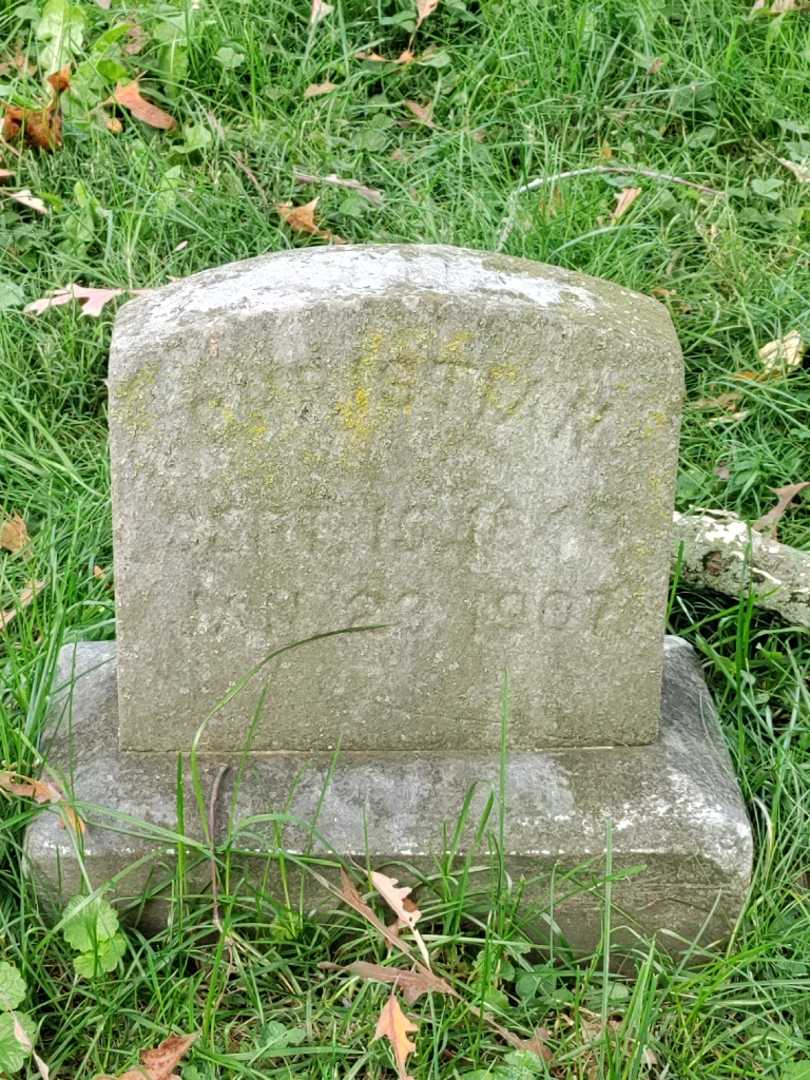 Christian Zinsmeister's grave. Photo 3