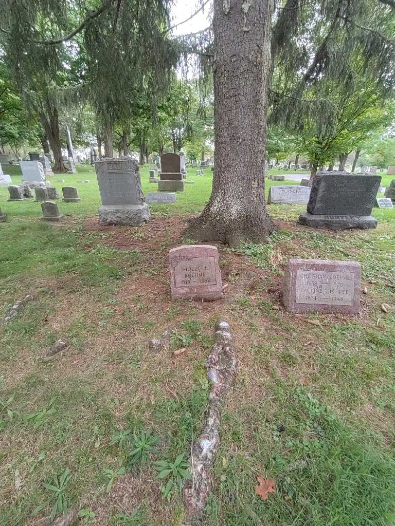 Violet Pauline Boehme's grave. Photo 1