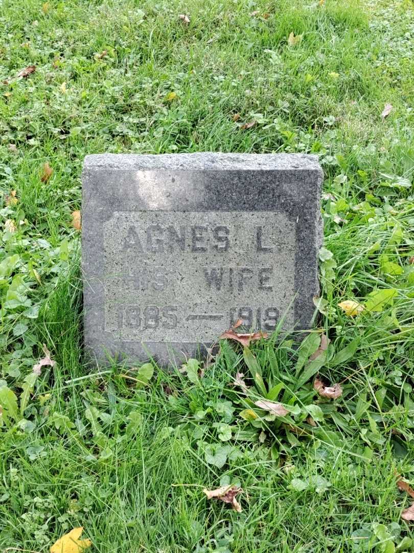 Agnes L. Crichton's grave. Photo 3