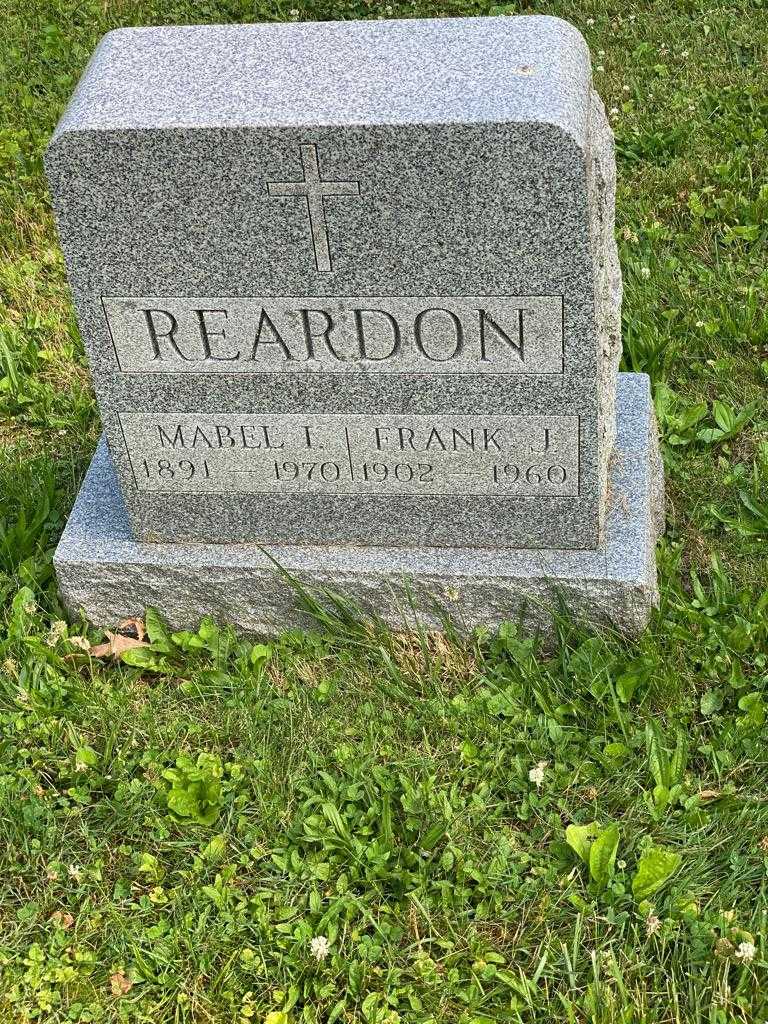 Mabel I. Reardon's grave. Photo 3