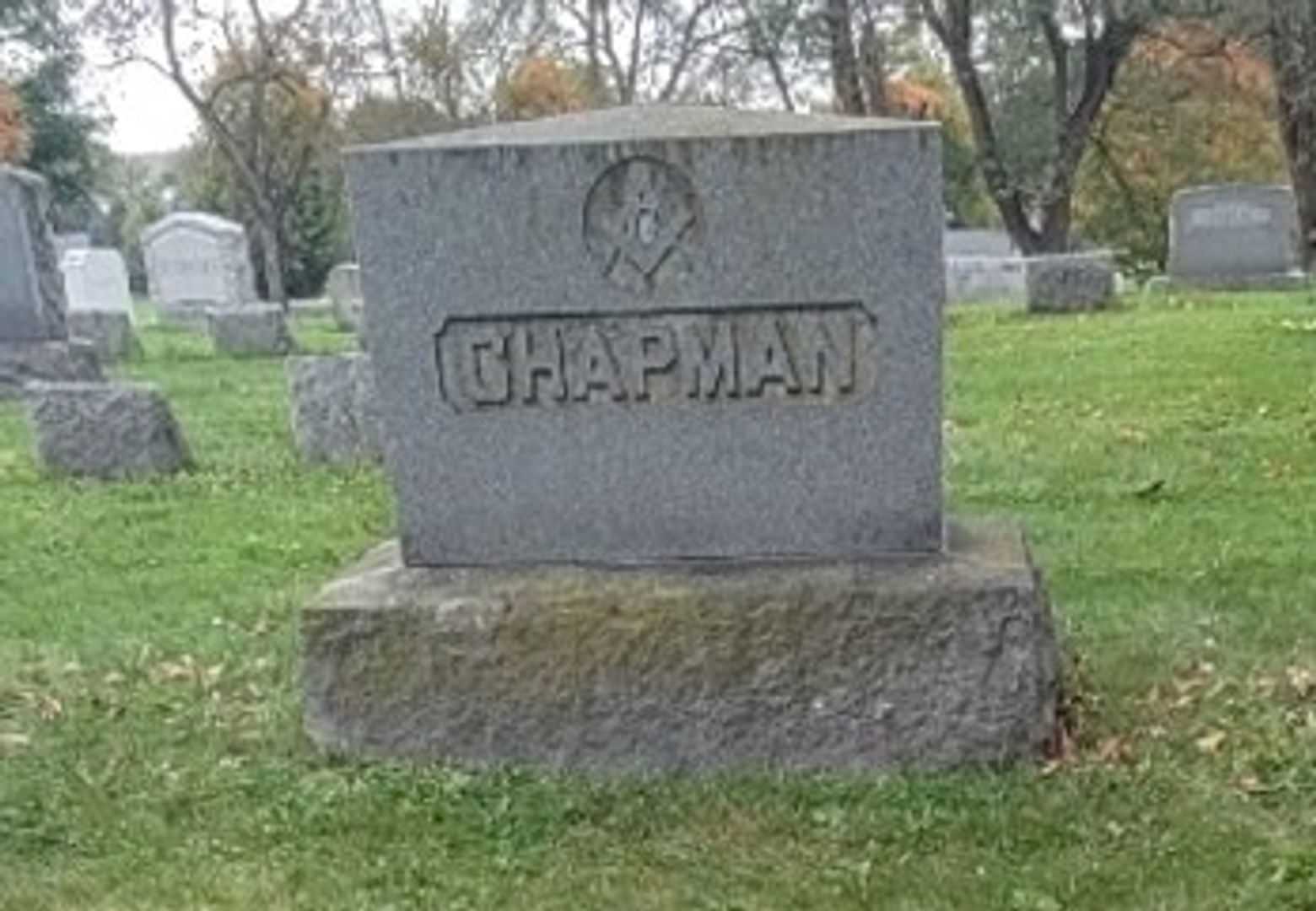 Mary Amelia Chapman's grave. Photo 2