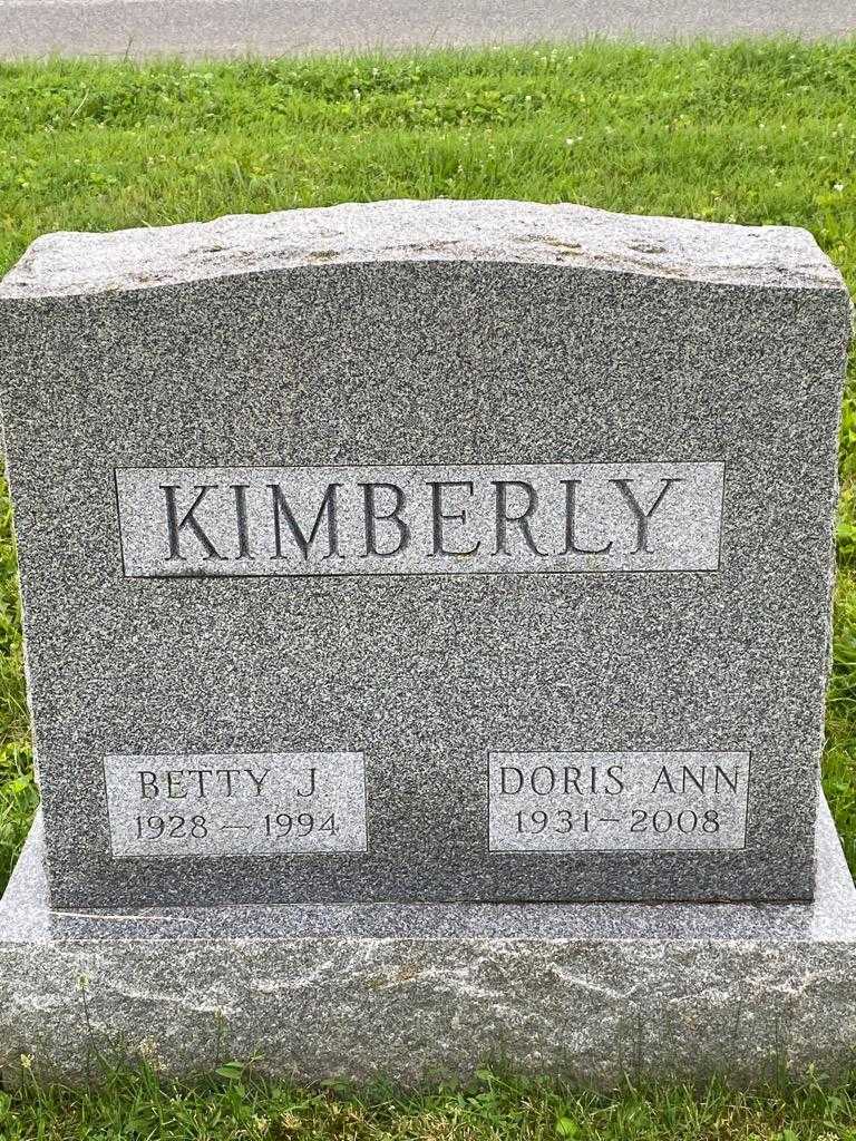 Betty J. Kimberly's grave. Photo 3
