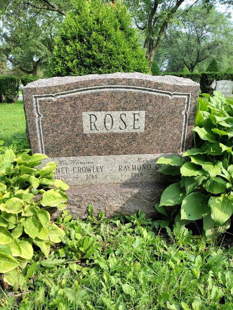 Raymond Gustave Rose's grave. Photo 2