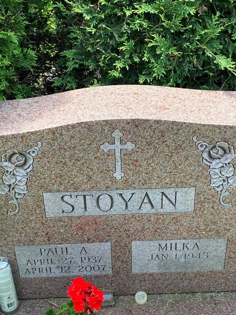 Paul A. Stoyan's grave. Photo 3