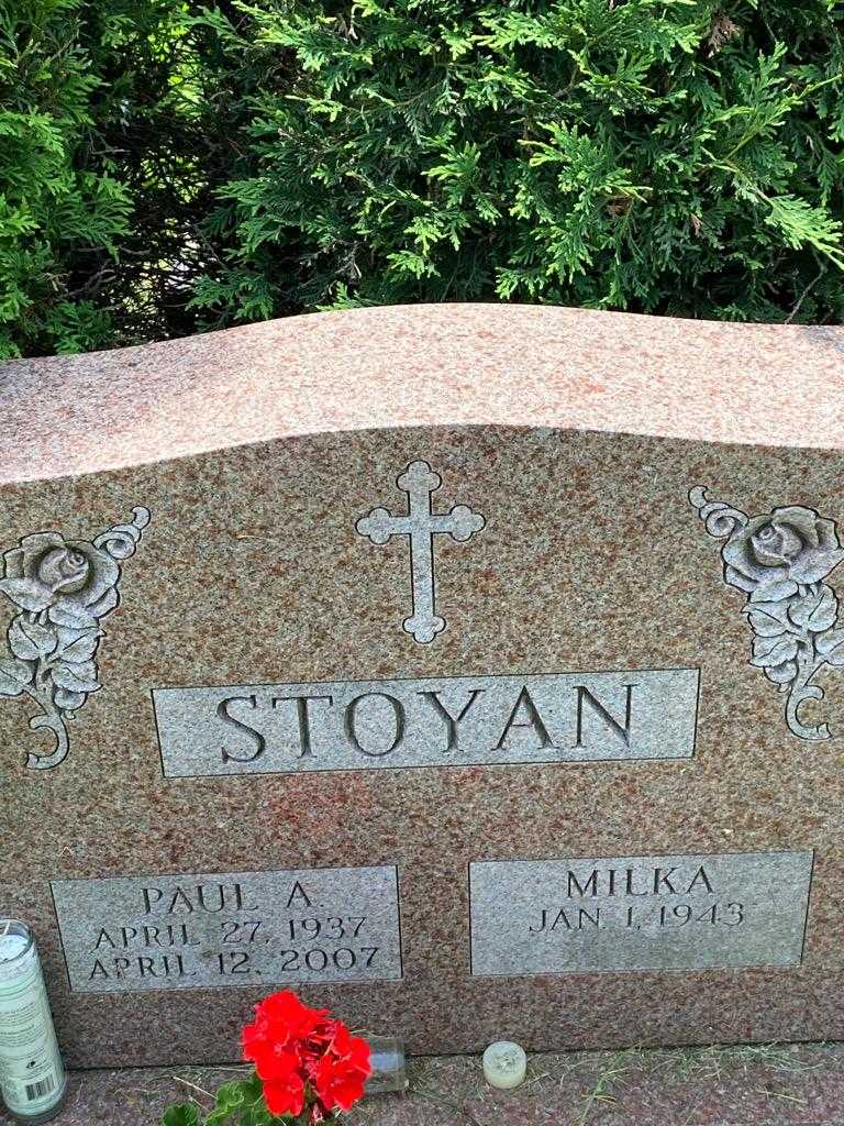 Paul A. Stoyan's grave. Photo 3