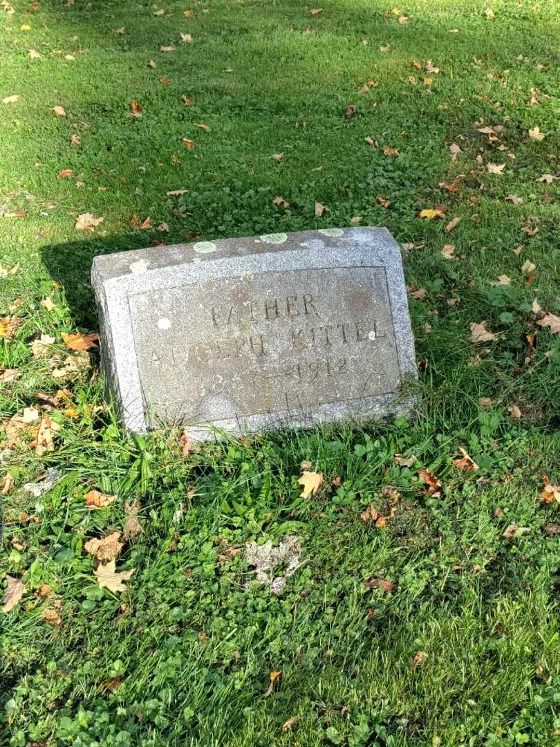 Adolph Kittel's grave. Photo 2