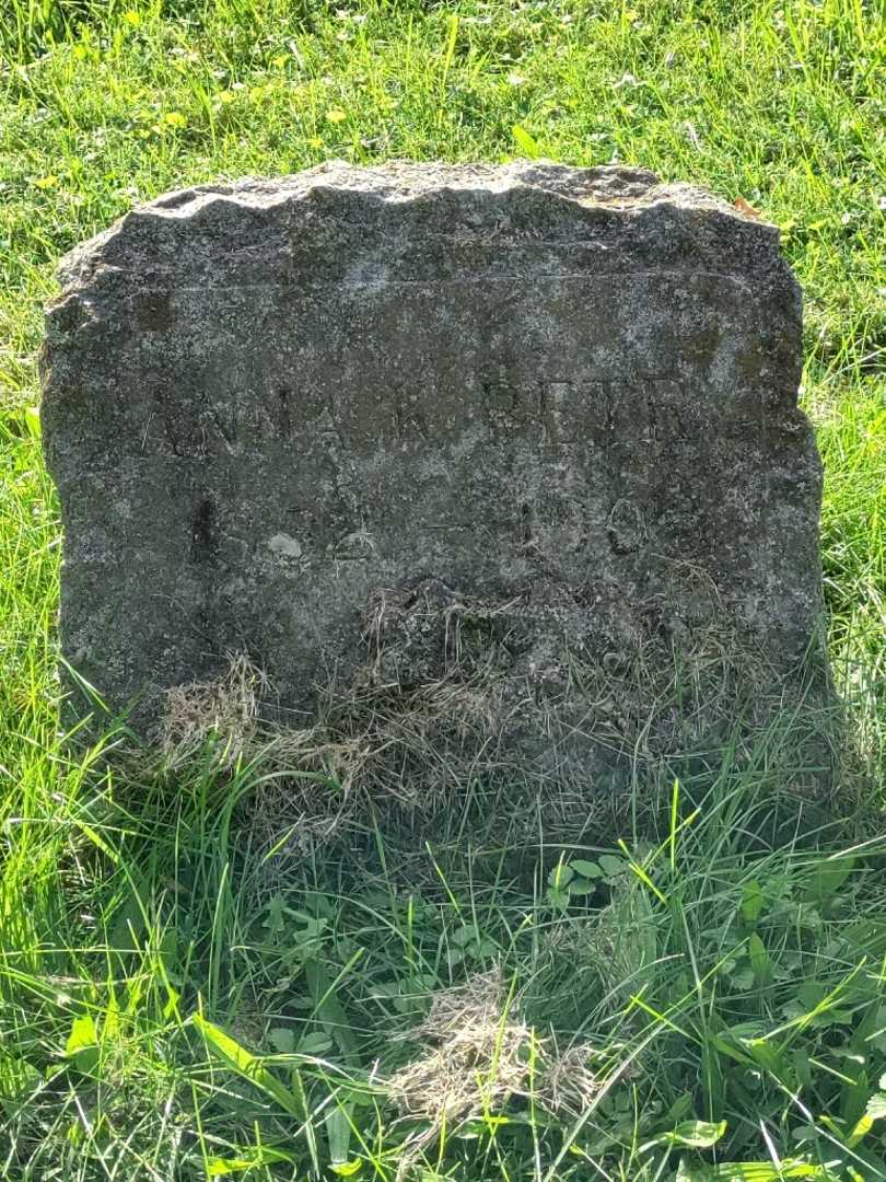 Anna K. Petry's grave. Photo 3