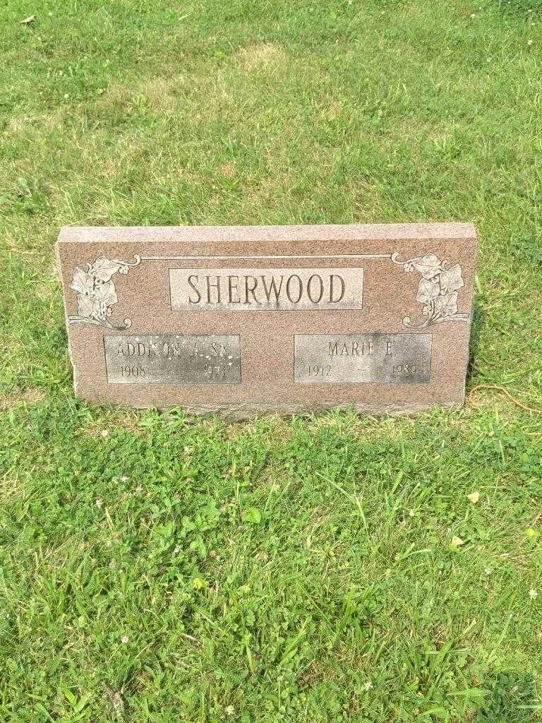 Marie E. Sherwood's grave. Photo 2