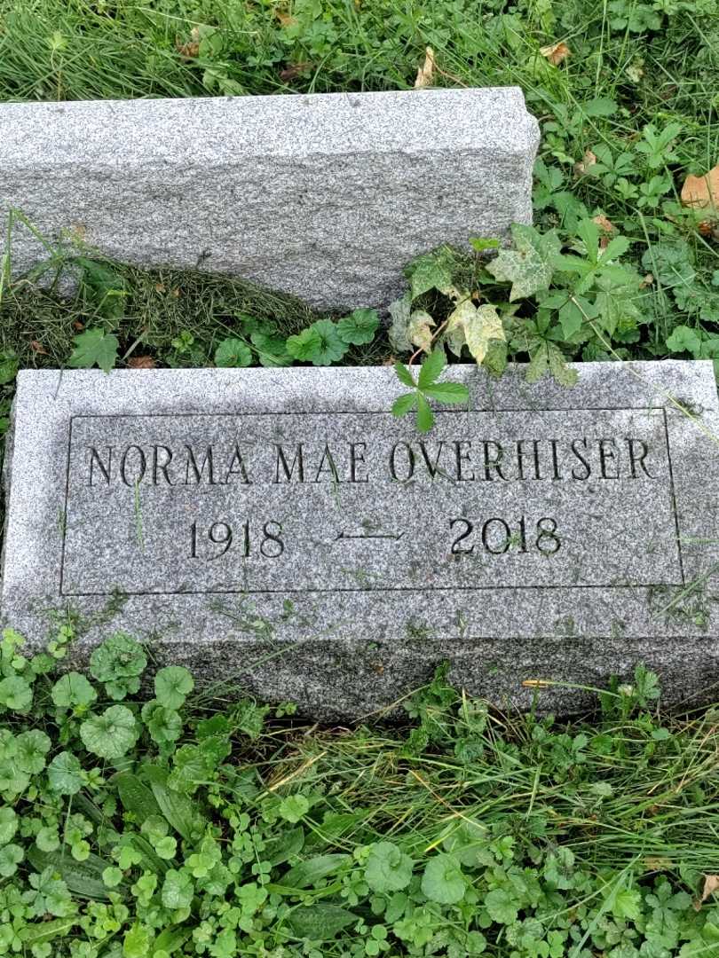 Norma Mae Overhiser's grave. Photo 3