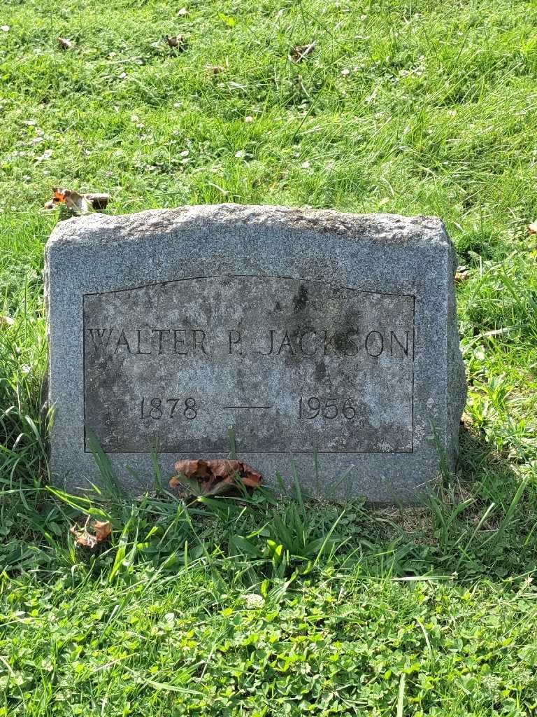 Walter P. Jackson's grave. Photo 3