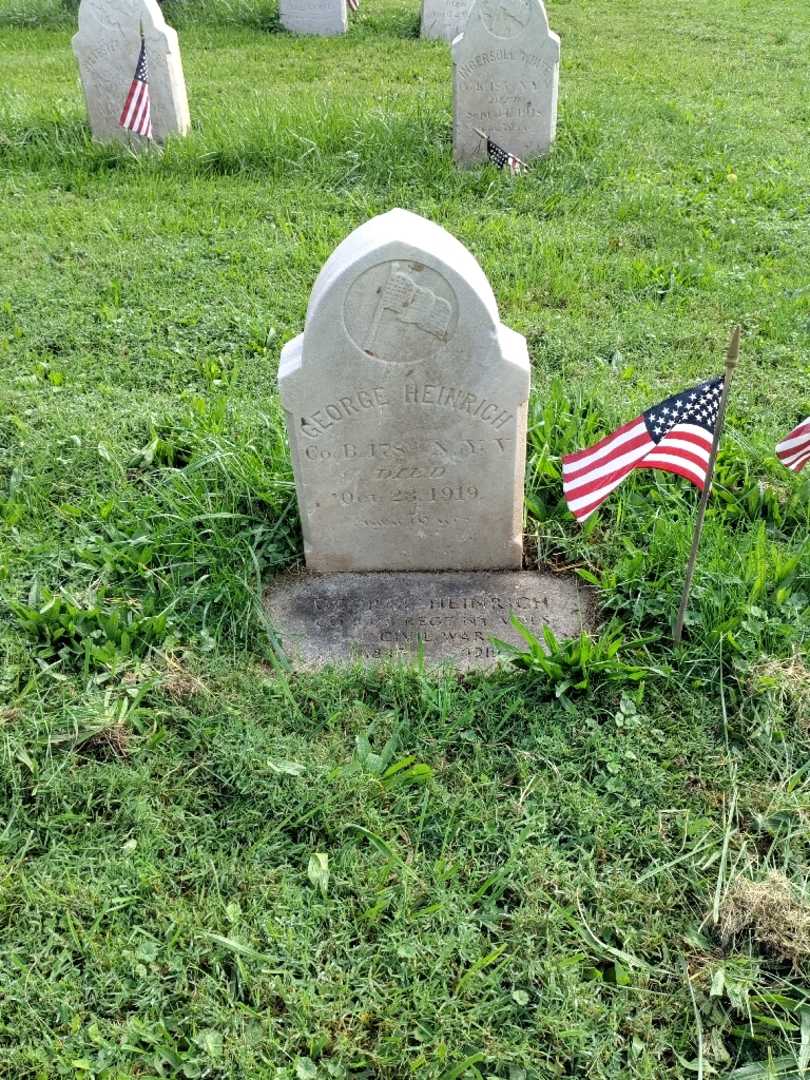 George Heinrich's grave. Photo 2